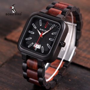 Relogio masculino BOBO BIRD Wooden Watch Men New Luxury Design Quartz Watch