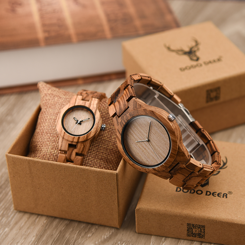 Wood watch for men and woman