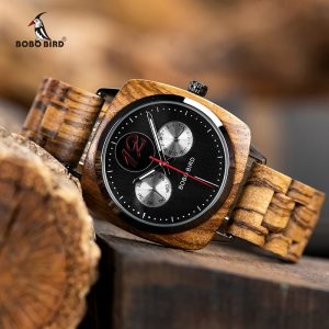 BOBO BIRD Men Watch Stylish Wooden Timepieces Mens Wrist Watches